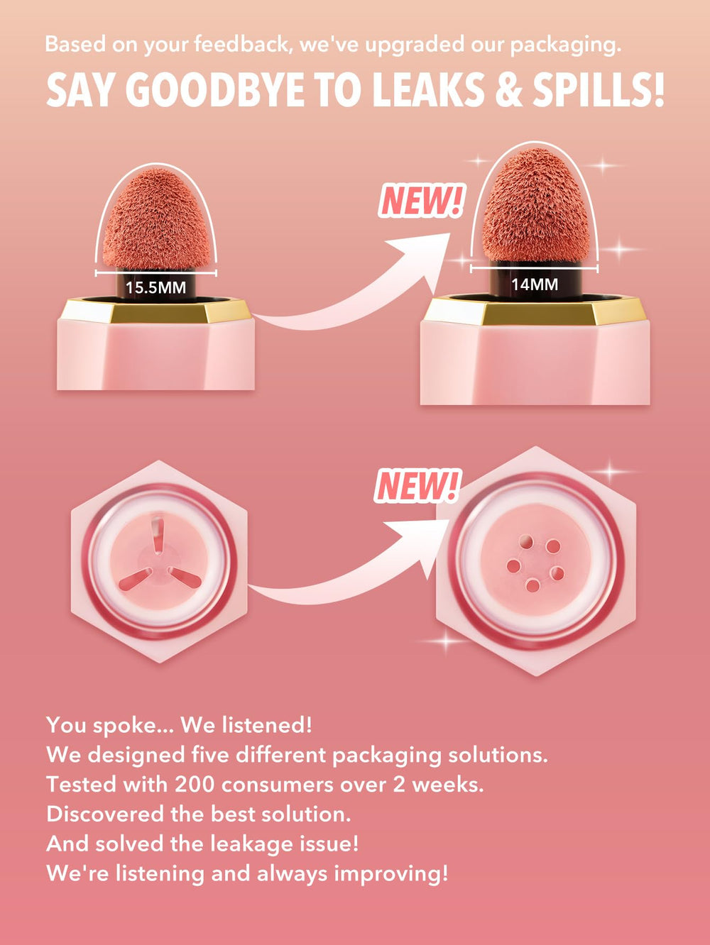 Muestra tono ligero de SHEGLAM Color Bloom en mejilla para aspecto natural