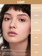 SHEGLAM corrector: acabado mate para evitar brillos indeseados.