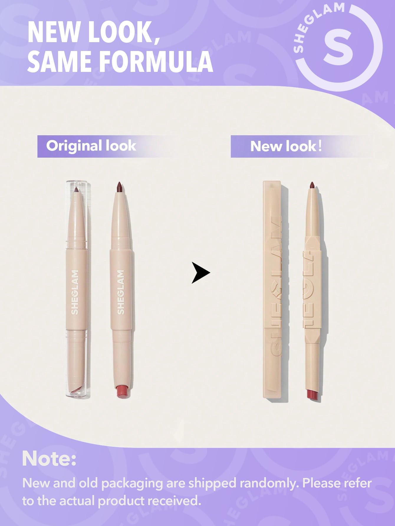 SHEGLAM empaque-2en1-soft-chai diseño compacto para retoques rápidos