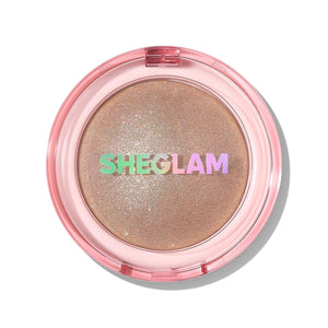 SHEGLAM Glowchi muestra textura mochi para aplicación limpia y divertida.