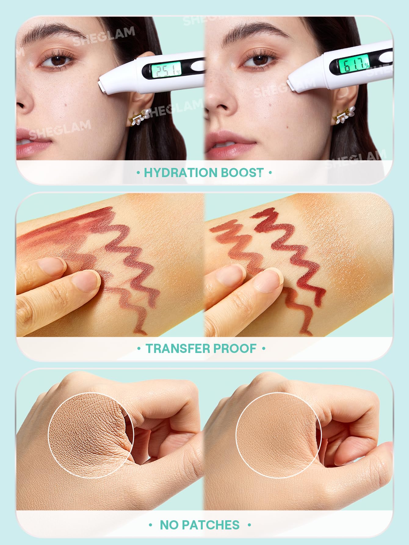 SHEGLAM Good Grip primer, uso diario para retoques rápidos.