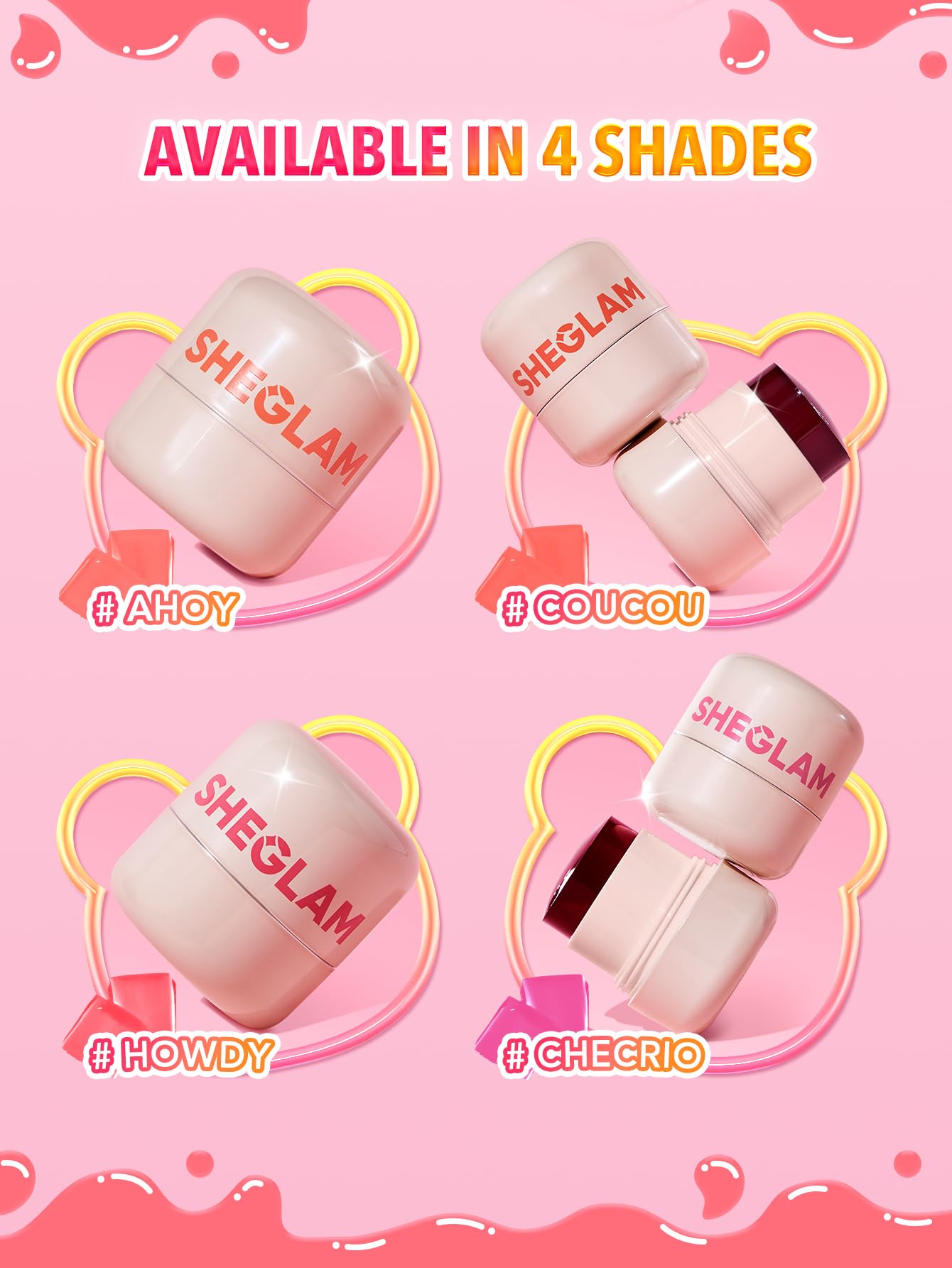 SHEGLAM Jelly-Licious libre de crueldad certificado Leaping Bunny