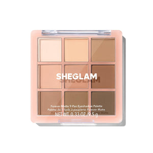 SHEGLAM Paleta 9 Sombras: tonos rosados suaves para looks diarios.