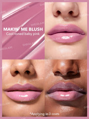 SHEGLAM PoutPerfect brillo alto y saturación de color para labios jugosos