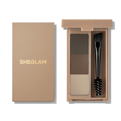 SHEGLAM paleta para cejas color marrón, definición natural