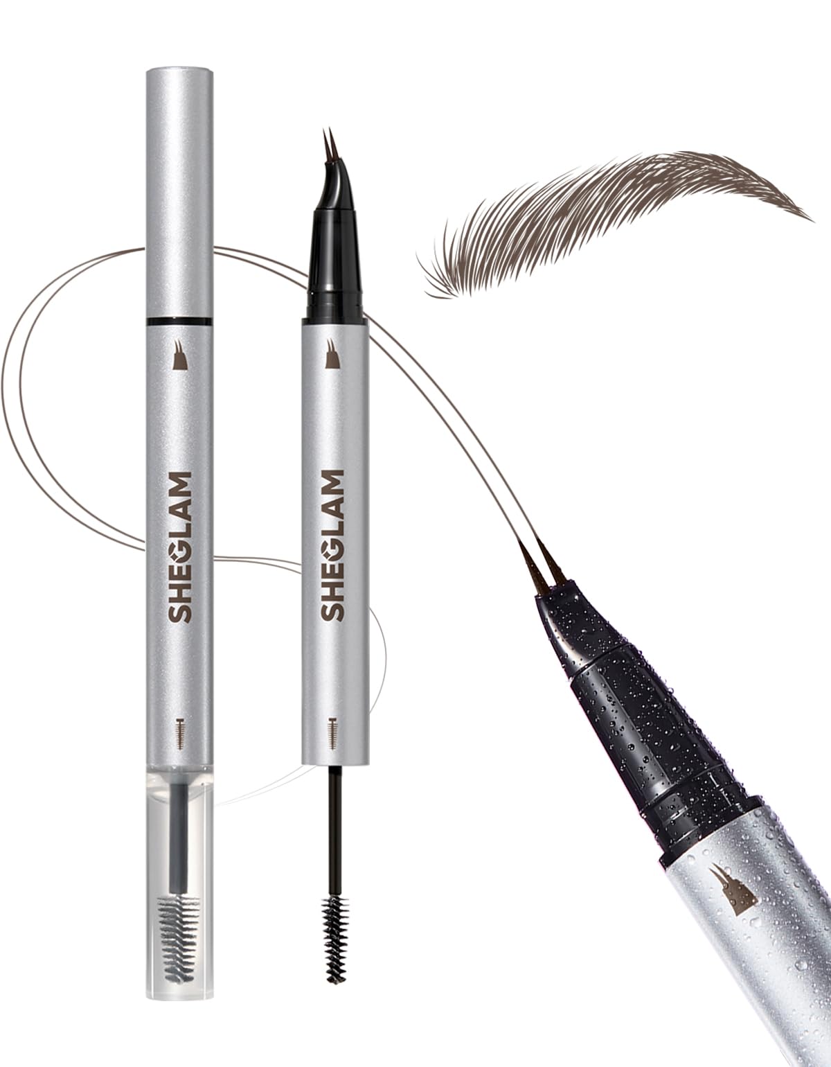 SHEGLAM Real Flow: pluma para cejas laminante crea trazos naturales y definidos