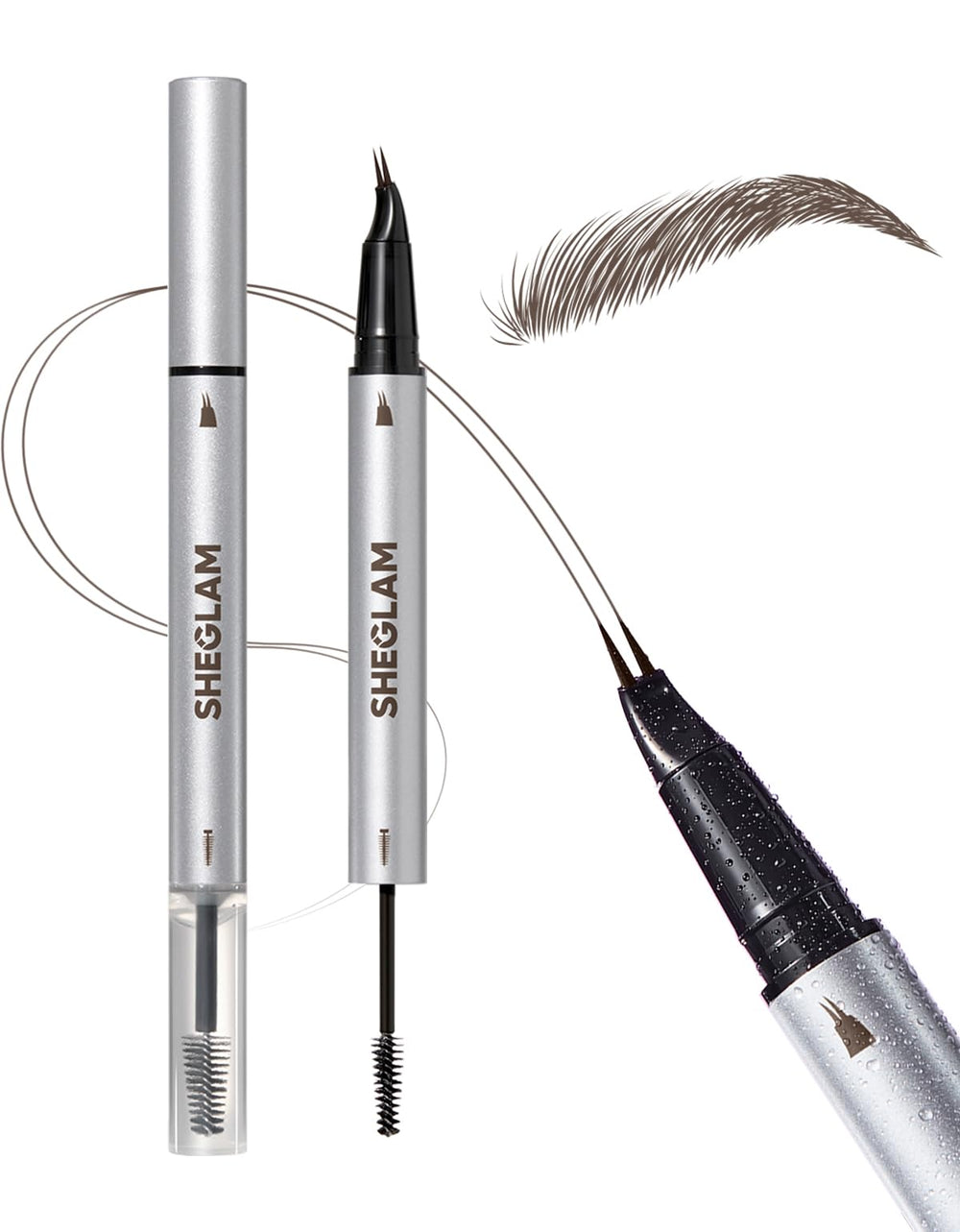 SHEGLAM Real Flow: pluma para cejas laminante crea trazos naturales y definidos