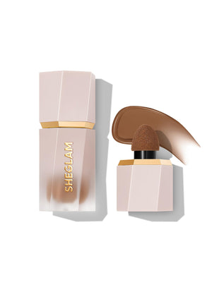 SHEGLAM Sun Sculpt contorno líquido con aplicador esponja para definición rápida.