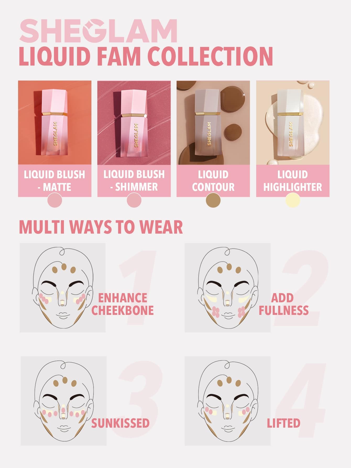 SHEGLAM Sun Sculpt tendencia viral en TikTok para maquillaje.
