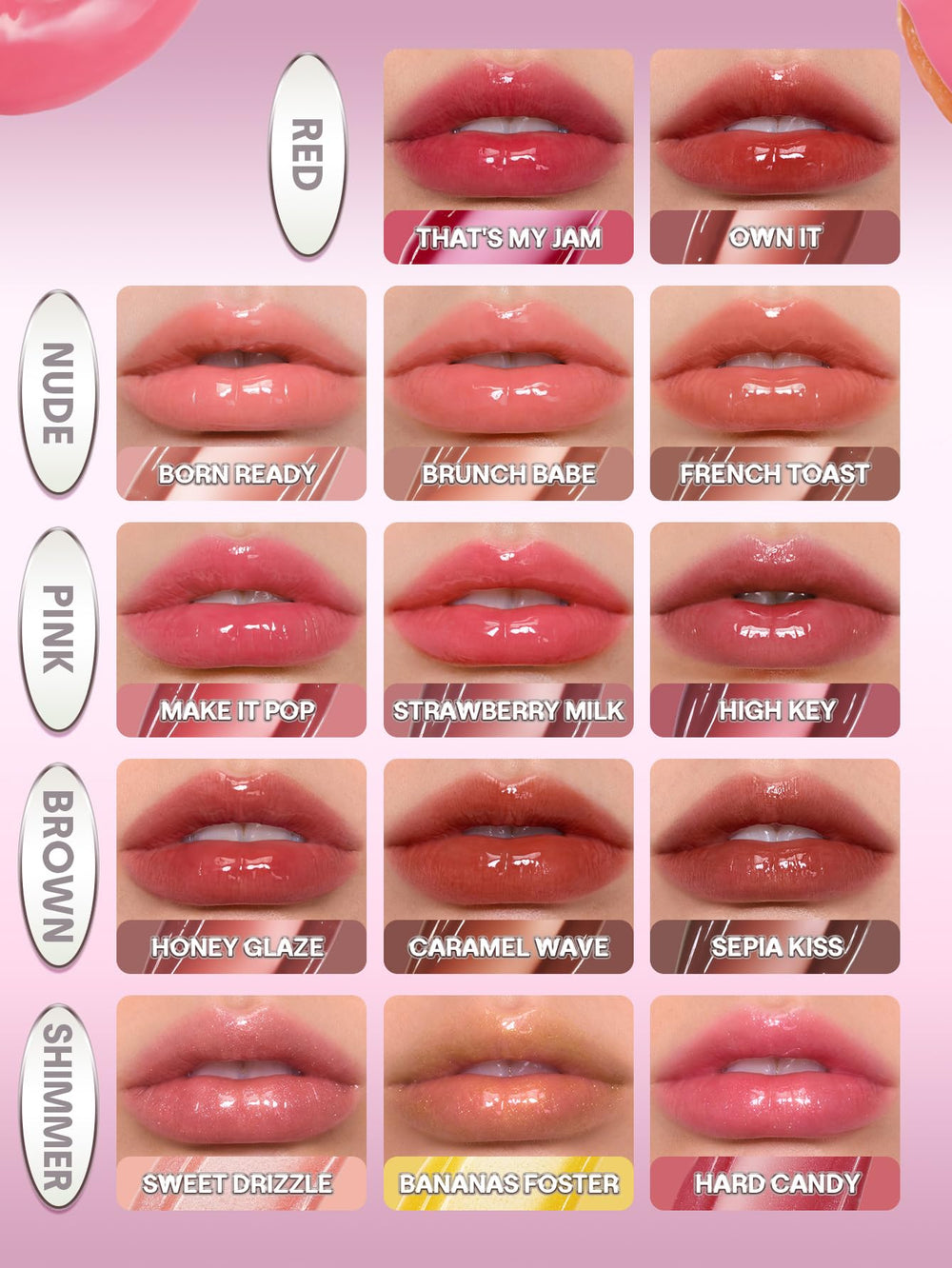 SHEGLAM Tono Fresa Leche: color suave para look natural.