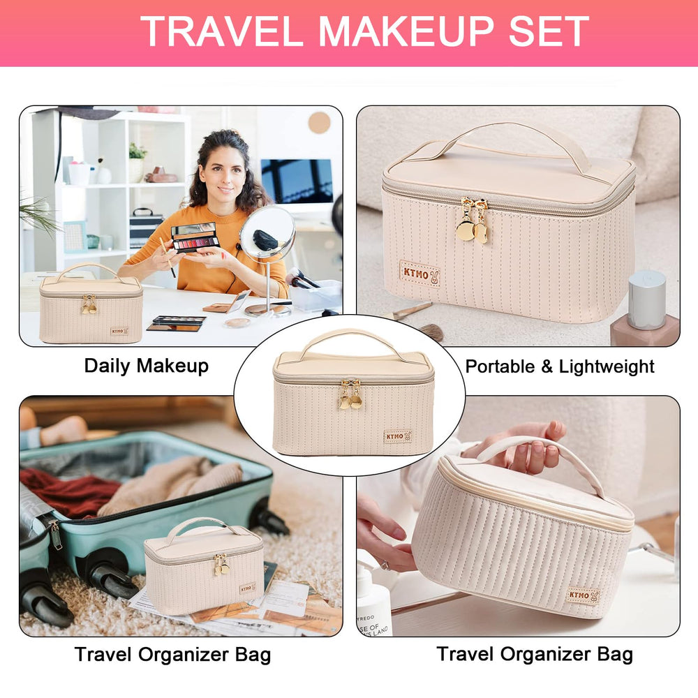 SHELAKIN estuche de maquillaje para viaje y organización diaria.