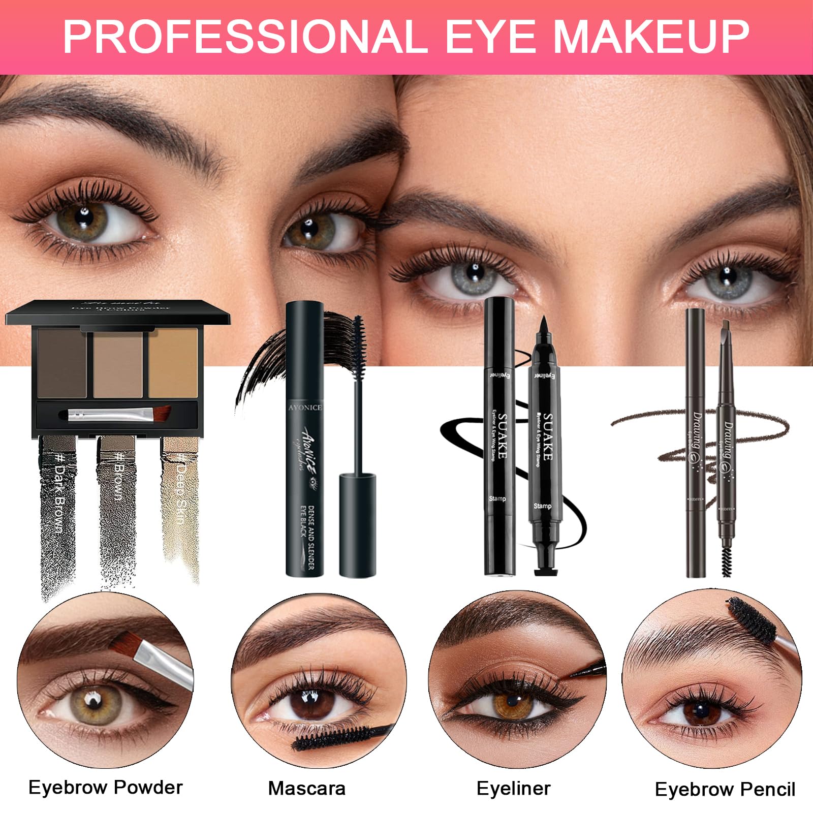 SHELAKIN kit maquillaje: brillos labiales para un toque de brillo duradero.