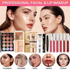 SHELAKIN kit maquillaje: paleta correctora para cobertura precisa y suave.