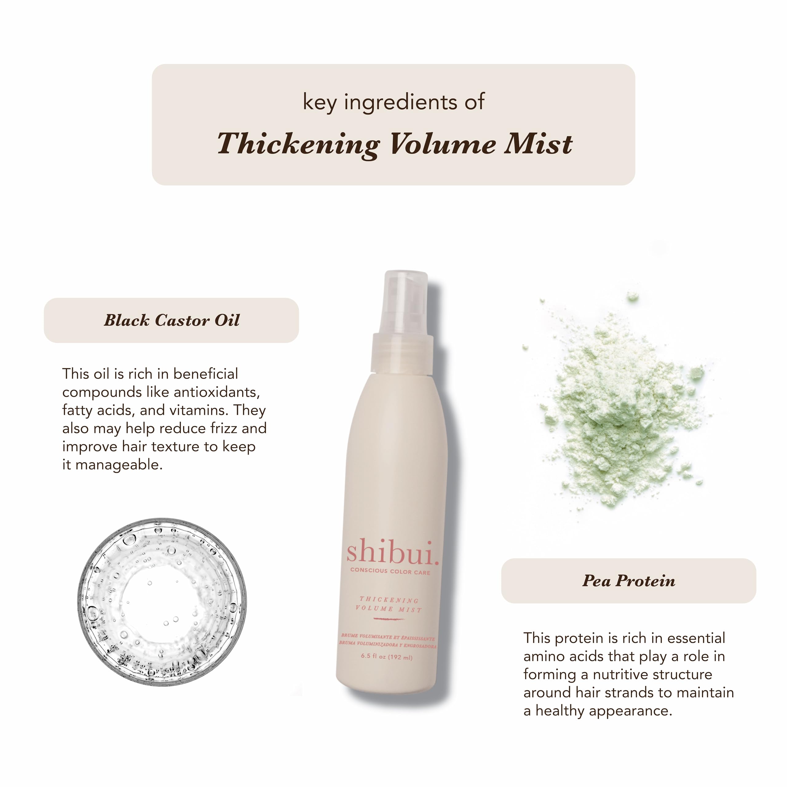 SHIBUI control de frizz de intensidad media para acabado suave.