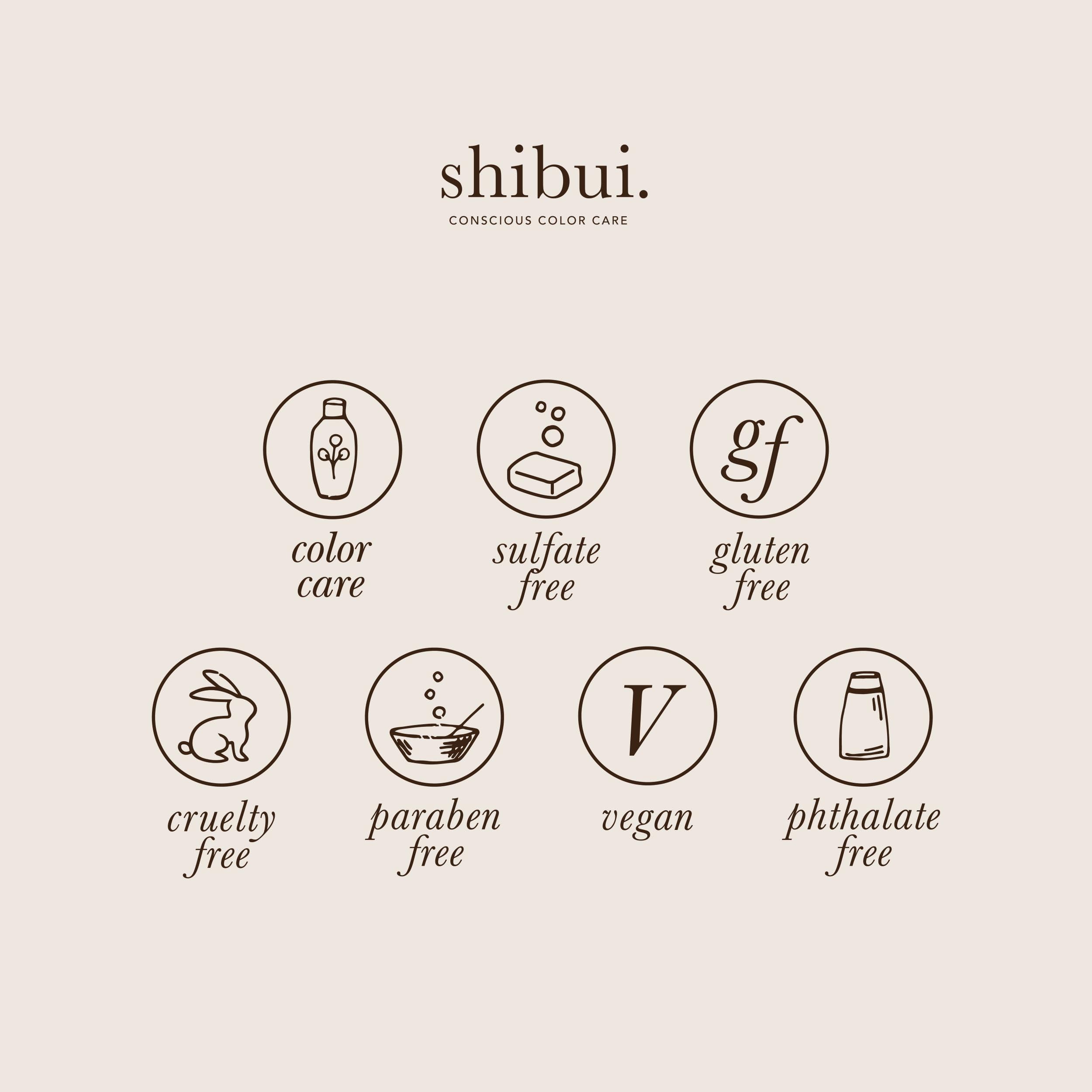 SHIBUI Acondicionador Ultra Hidratante con proteína de semilla de arroz, mantiene el color.