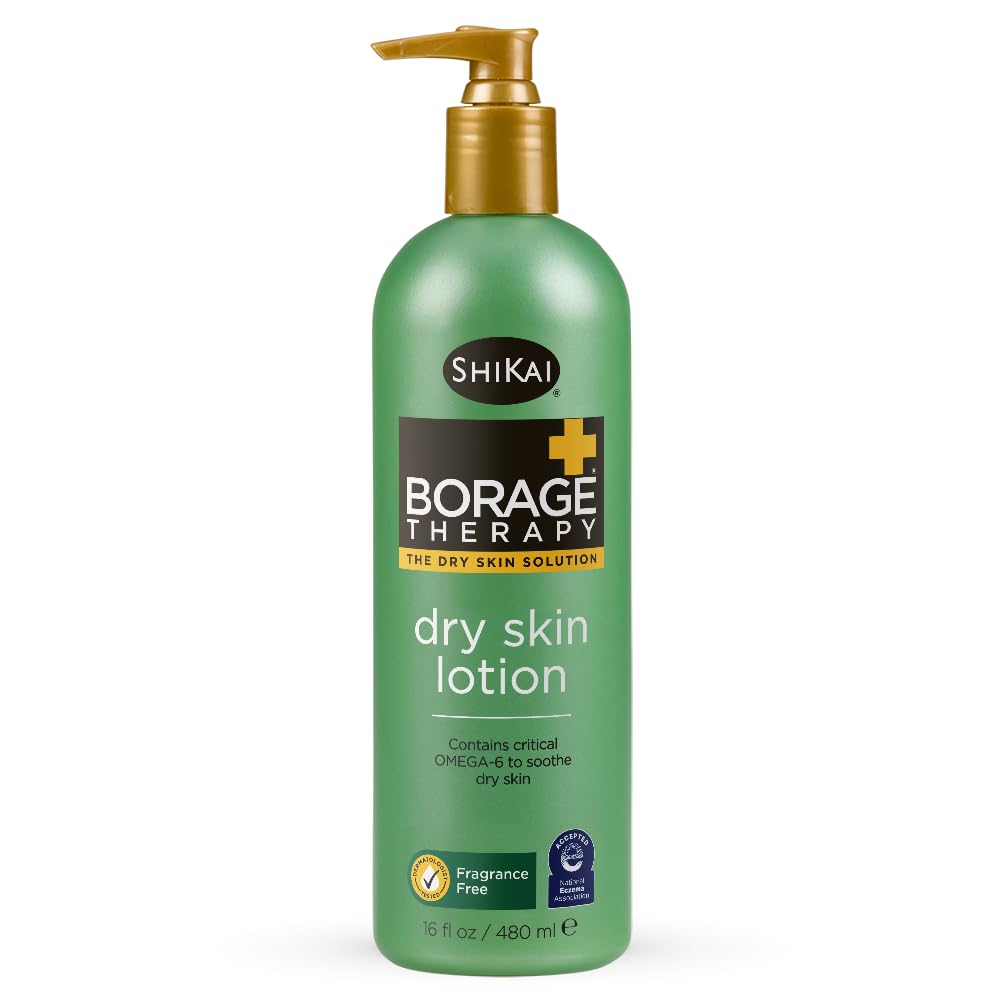 ShiKai Borage Therapy Loción para cuerpo, botella 16 oz, hidratación duradera
