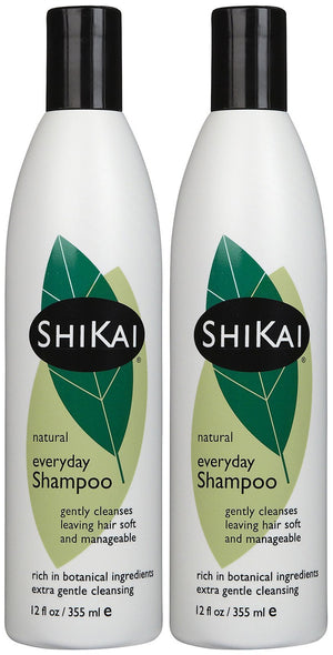 ShiKai Champú Suave: botella para uso diario, cabello suave y brillo natural.