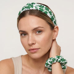 Scrunchie Shimmer Anna Shine algodón-spandex cómodo y seguro