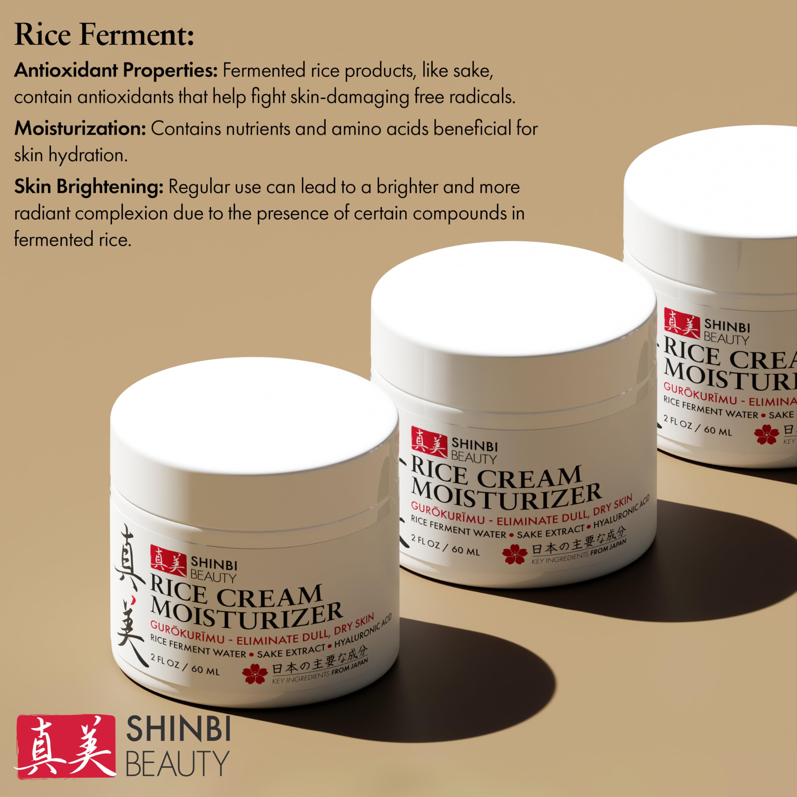 Shinbi Beauty fermento arroz: ilumina el tono y da vitalidad a la piel.