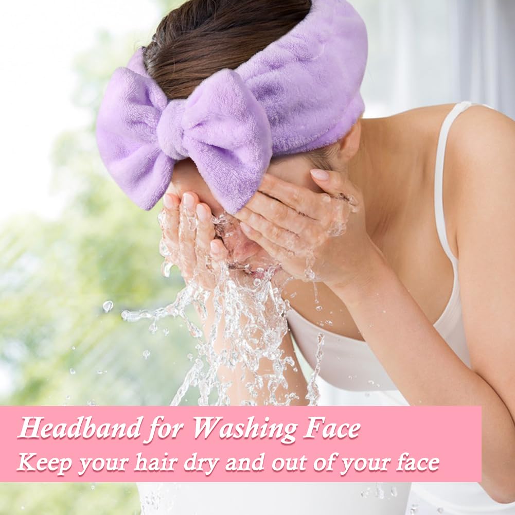 Diadema Shintop para lavado de rostro, mantiene el cabello fuera de la piel.