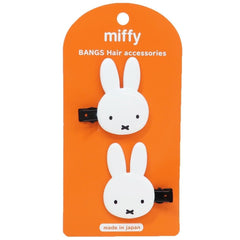 Pinza SHOBIDO Miffy con diseño de flequillos para peinar con facilidad.