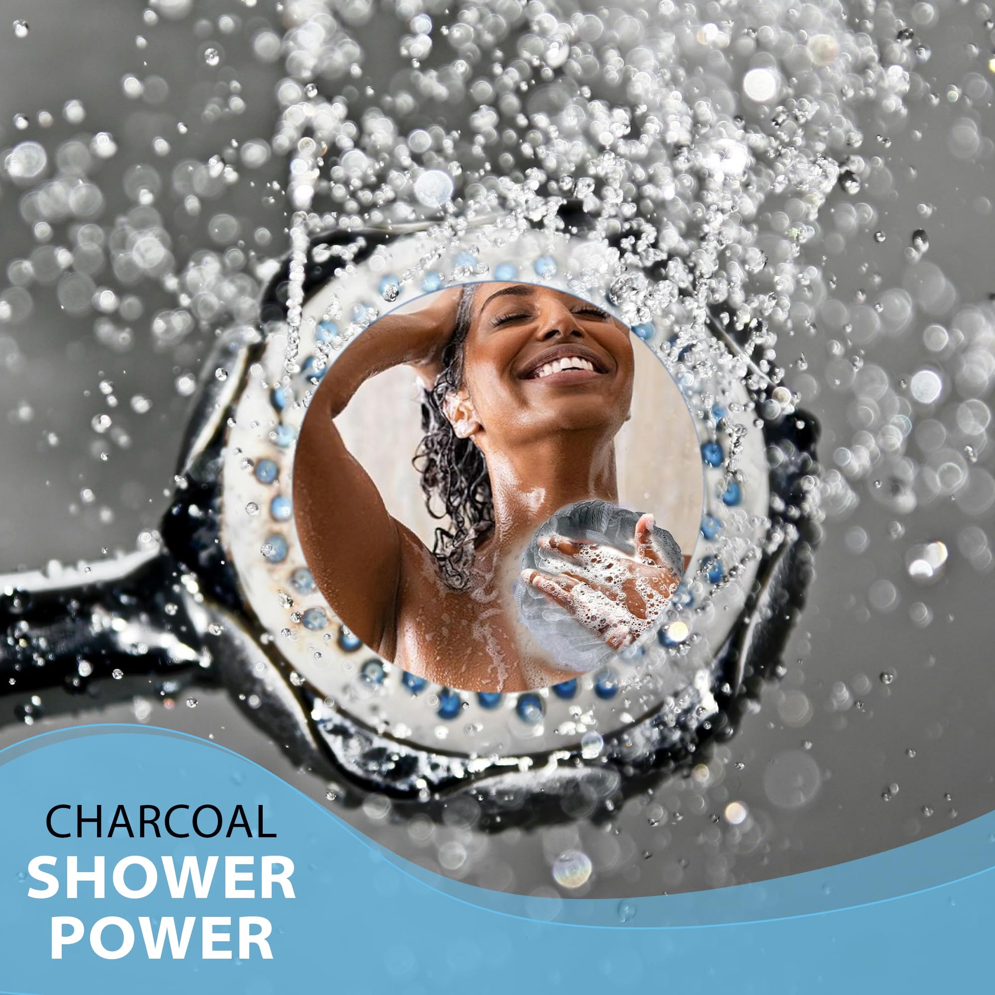 Shower Bouquet empaque completo con diseño de marca y accesorios.