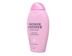 Shower To Shower fragancia original en frasco, aroma suave que perdura.
