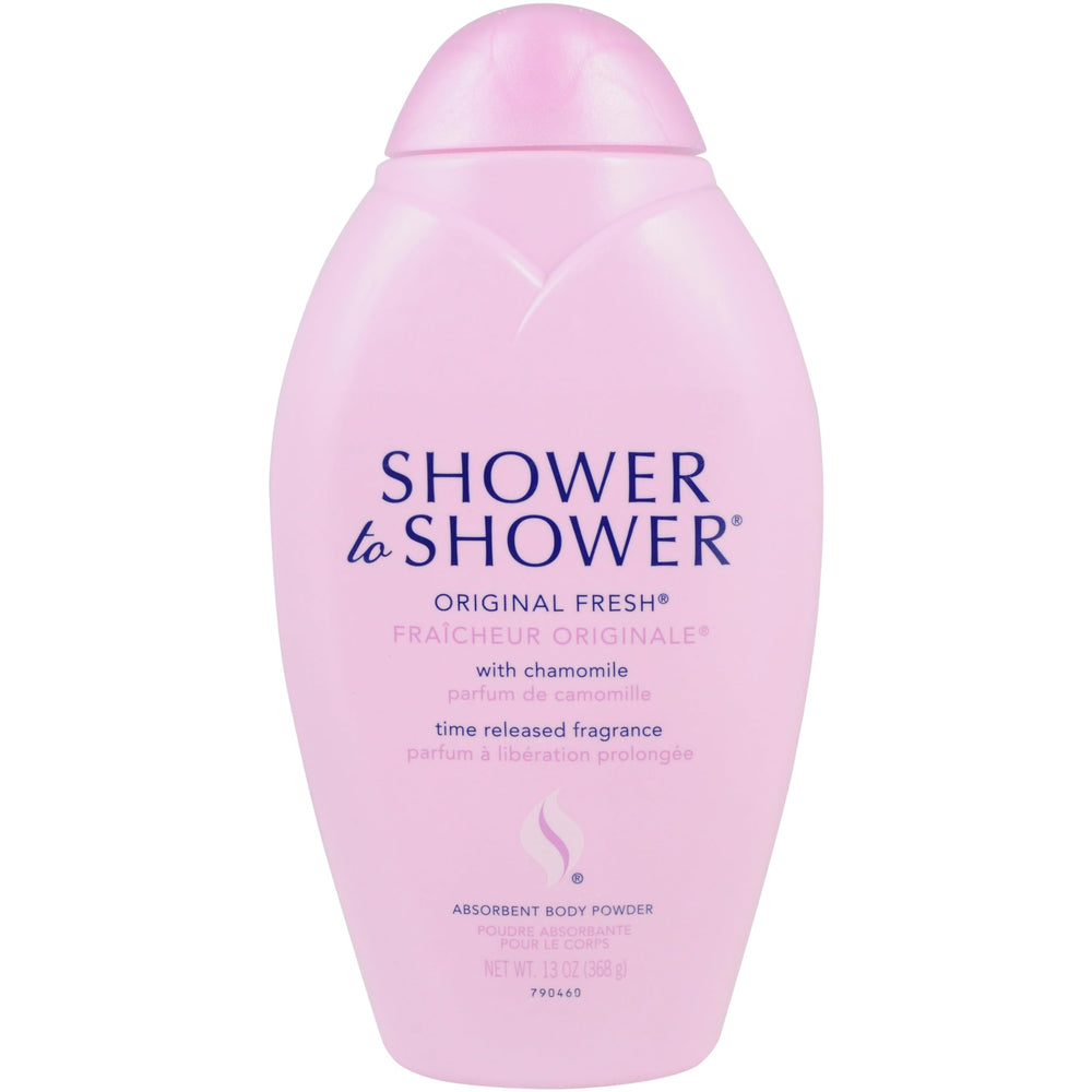 Shower To Shower Original polvo fresco para el cuerpo, absorbe sudor.