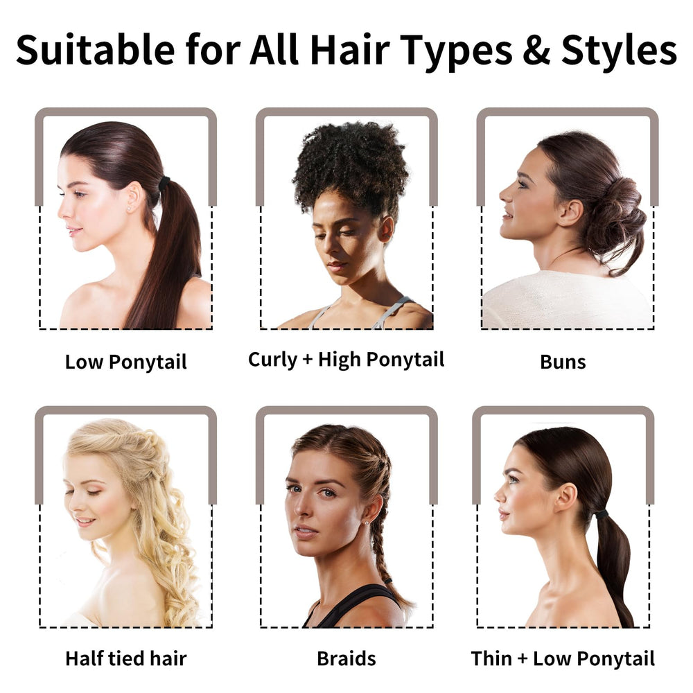 Lazos Shrandi adaptables a cabello fino y grueso para distintos estilos.