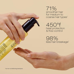 Protección contra calor con Essence Absolue para peinados
