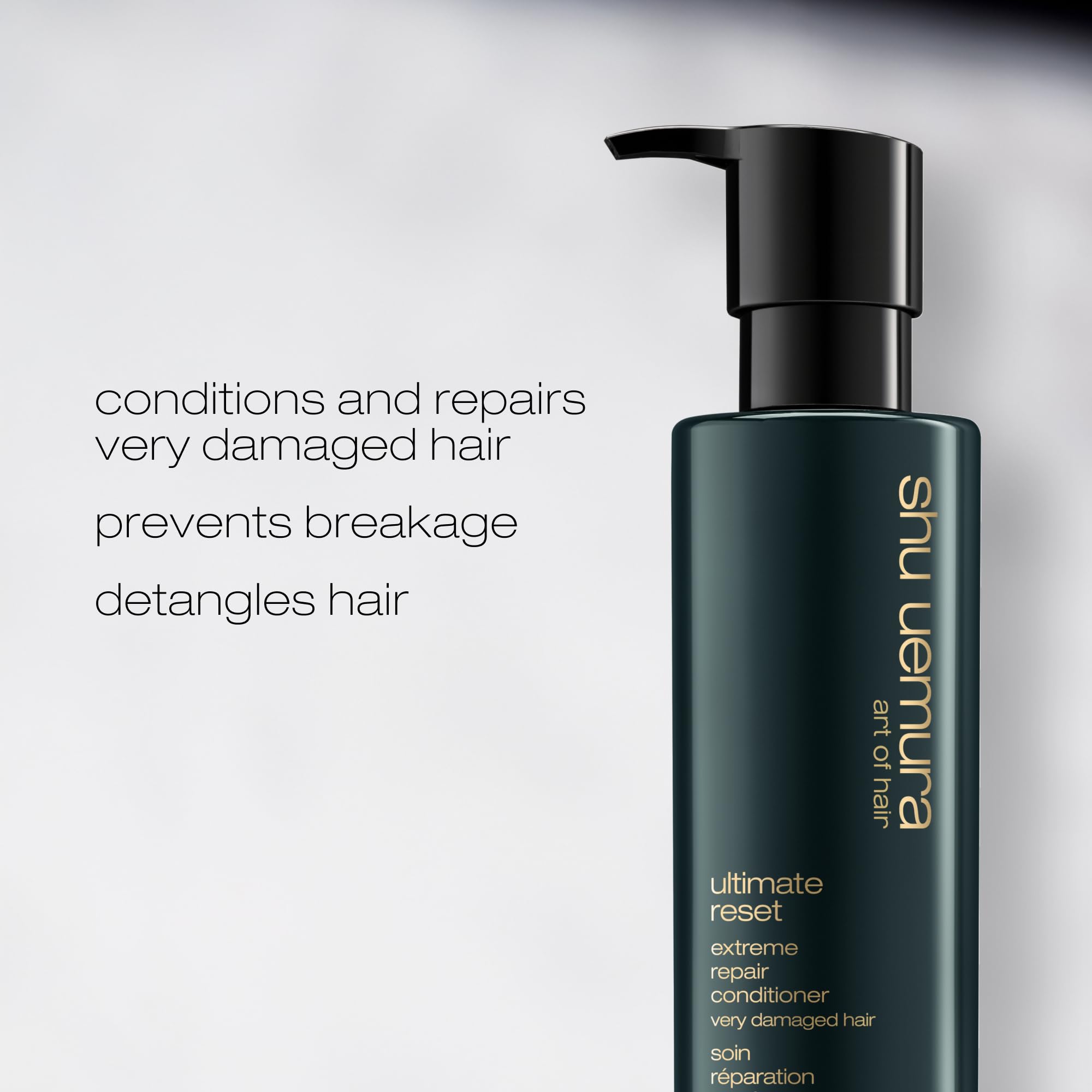 desenredo suave con Ultimate Reset para cabello dañado