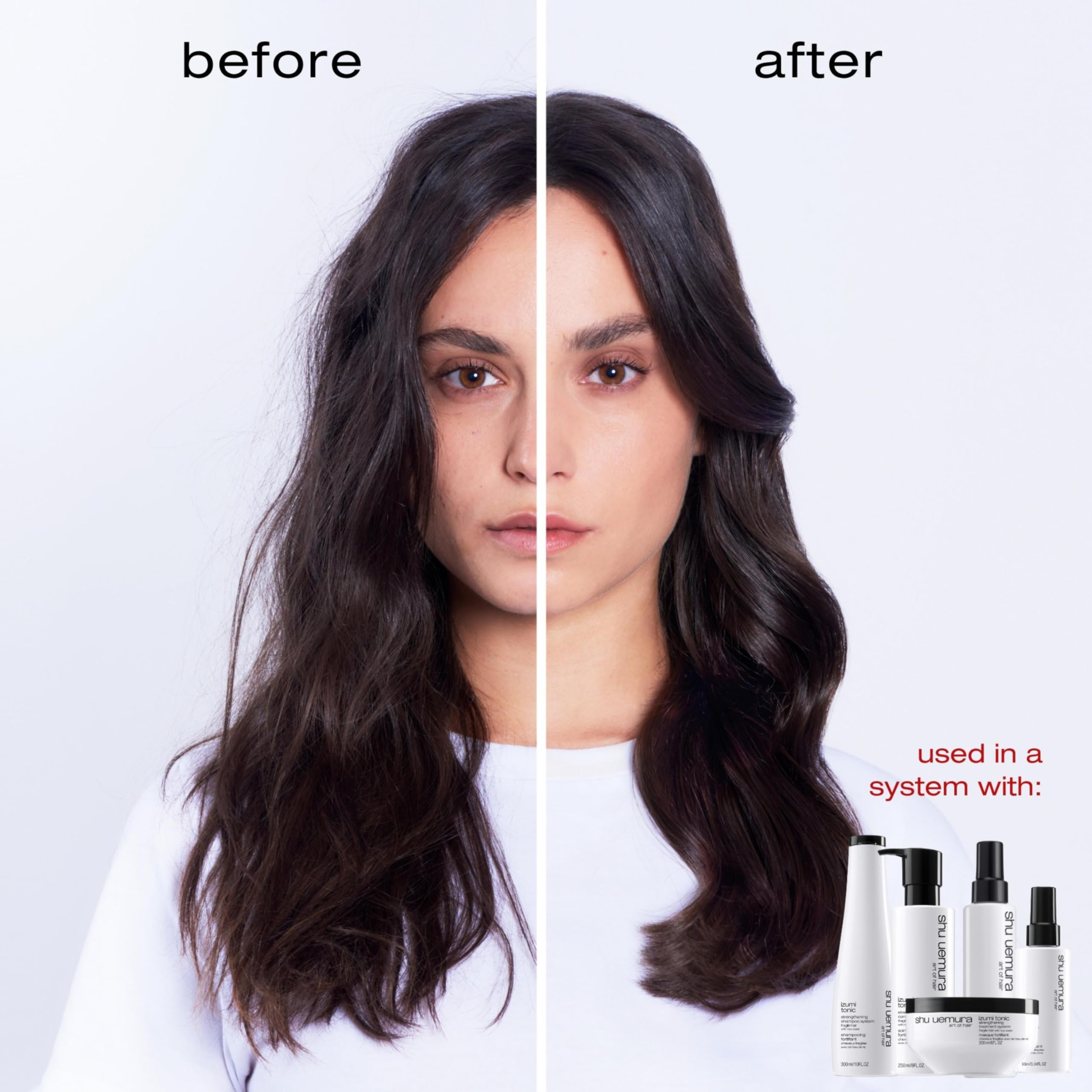 Shu Uemura Izumi Tonic, agua de arroz japonés para nutrir y reparar cabellos frágiles.
