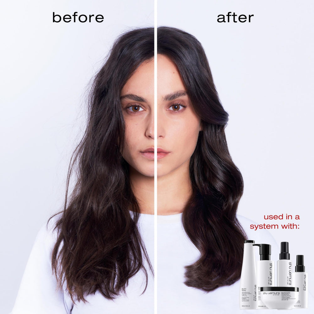 Shu Uemura Izumi Tonic, agua de arroz japonés para nutrir y reparar cabellos frágiles.