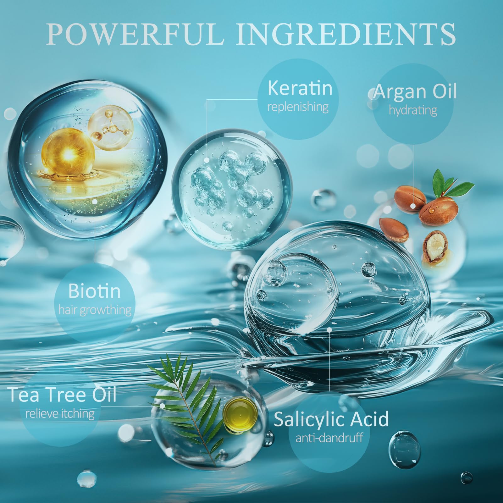 SHVYOG ingredientes biotina aceite de arbol de te y argán
