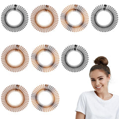 Diadema Sibba con dientes para mayor agarre, ideal para cabello rizado.
