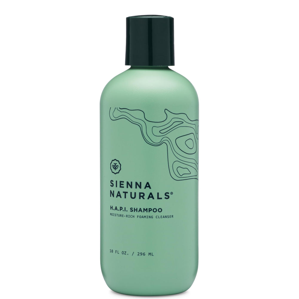 Sienna Naturals HAPI Shampoo anti-frizz en botella para cabellos lisos y con frizz controlado