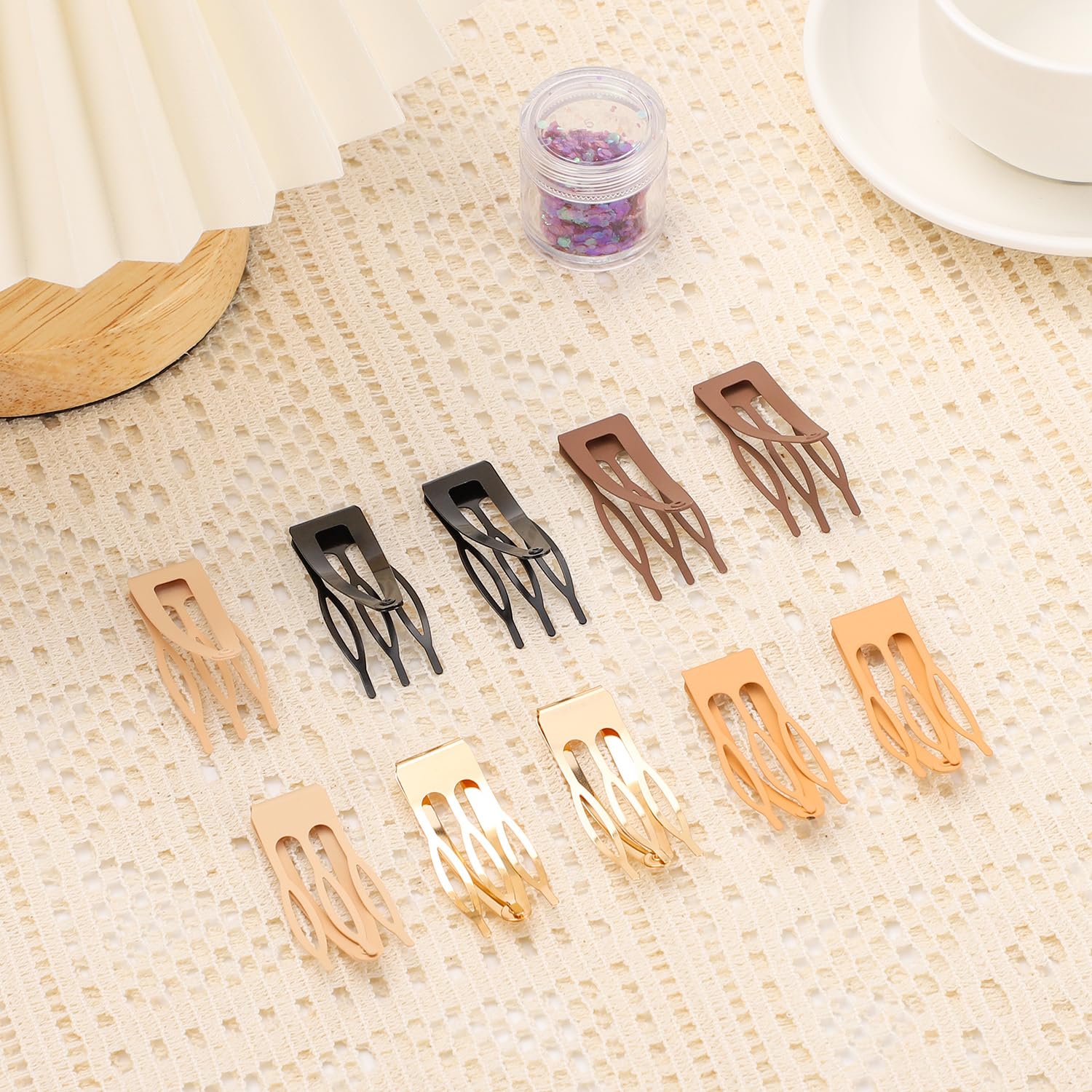 Conjunto de 10 pinzas Sightor para múltiples estilos.