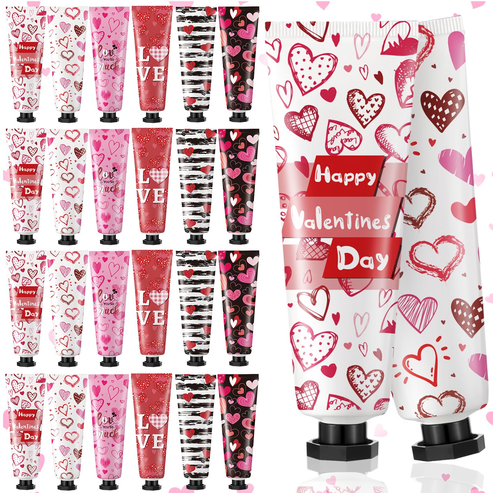 Siifert crema de manos San Valentín 30 ml, conjunto de 24 para regalos