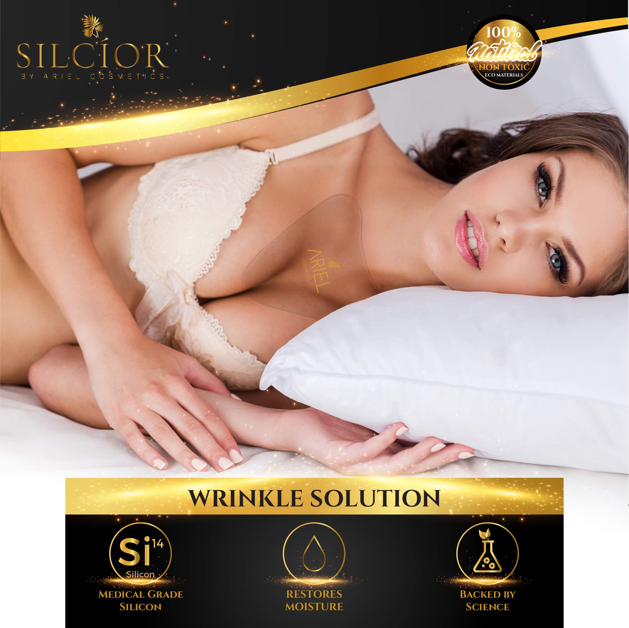 SILCÍOR almohadillas escote no invasivas para un escote más suave.
