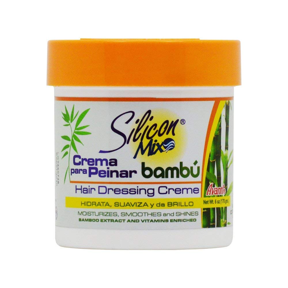 Silicon Mix Bambu crema para peinar 6oz: suaviza cabello y facilita peinado diario.