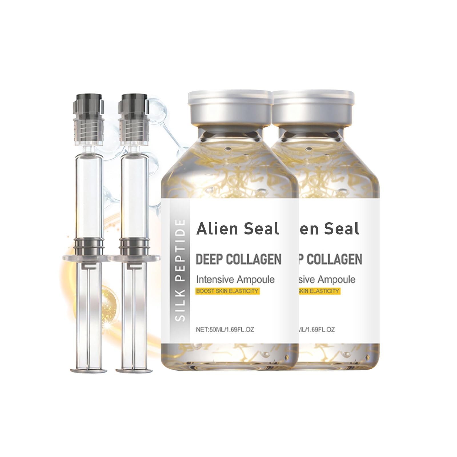 Silk Peptide Intensive Lifting Ampoule textura suave para absorcion rapida en rostro y cuello