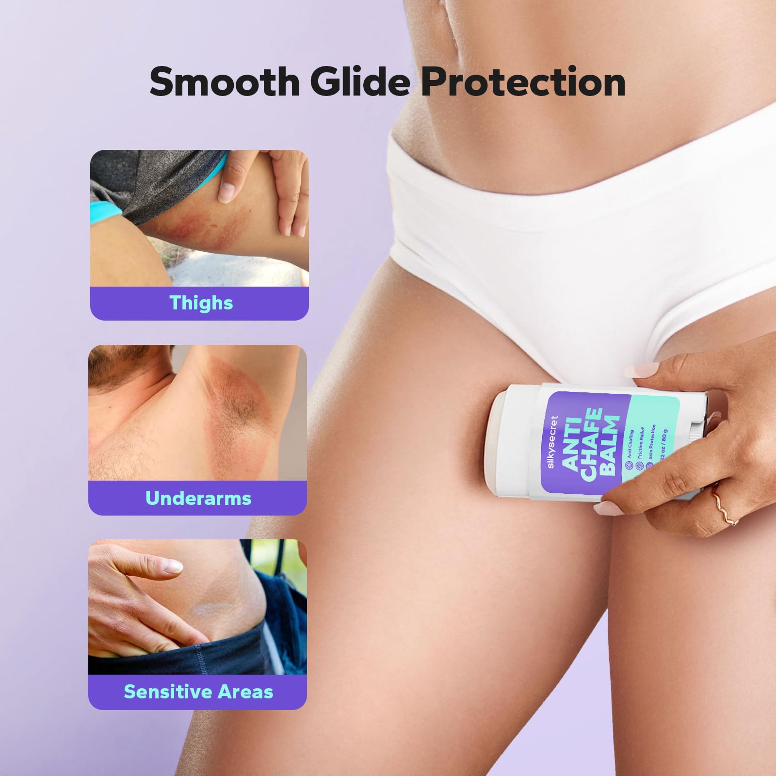 Textura cremosa de SilkySecret para protección prolongada