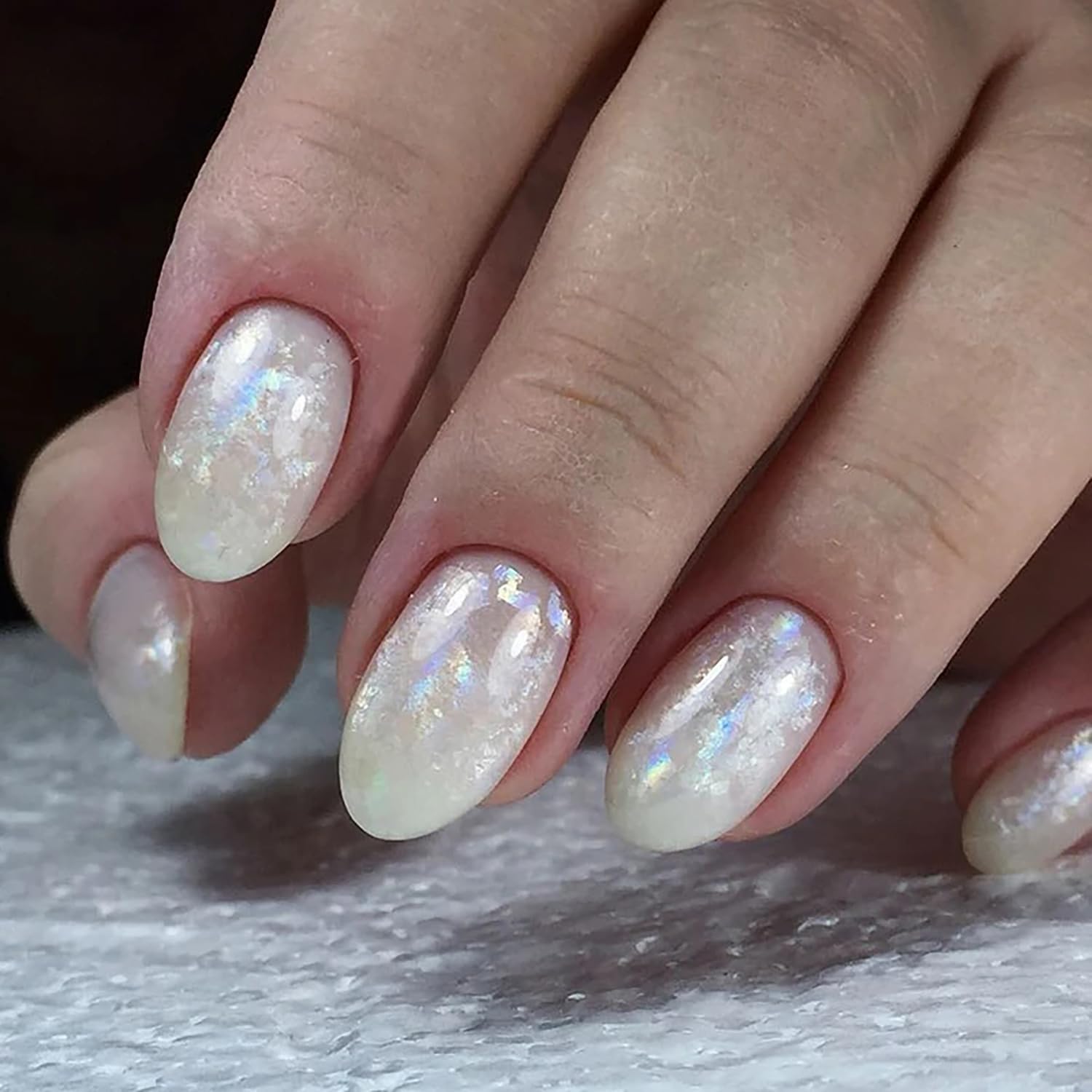 SILPECWEE Aurora: lámina holográfica con diseño sirena para uñas de fantasía
