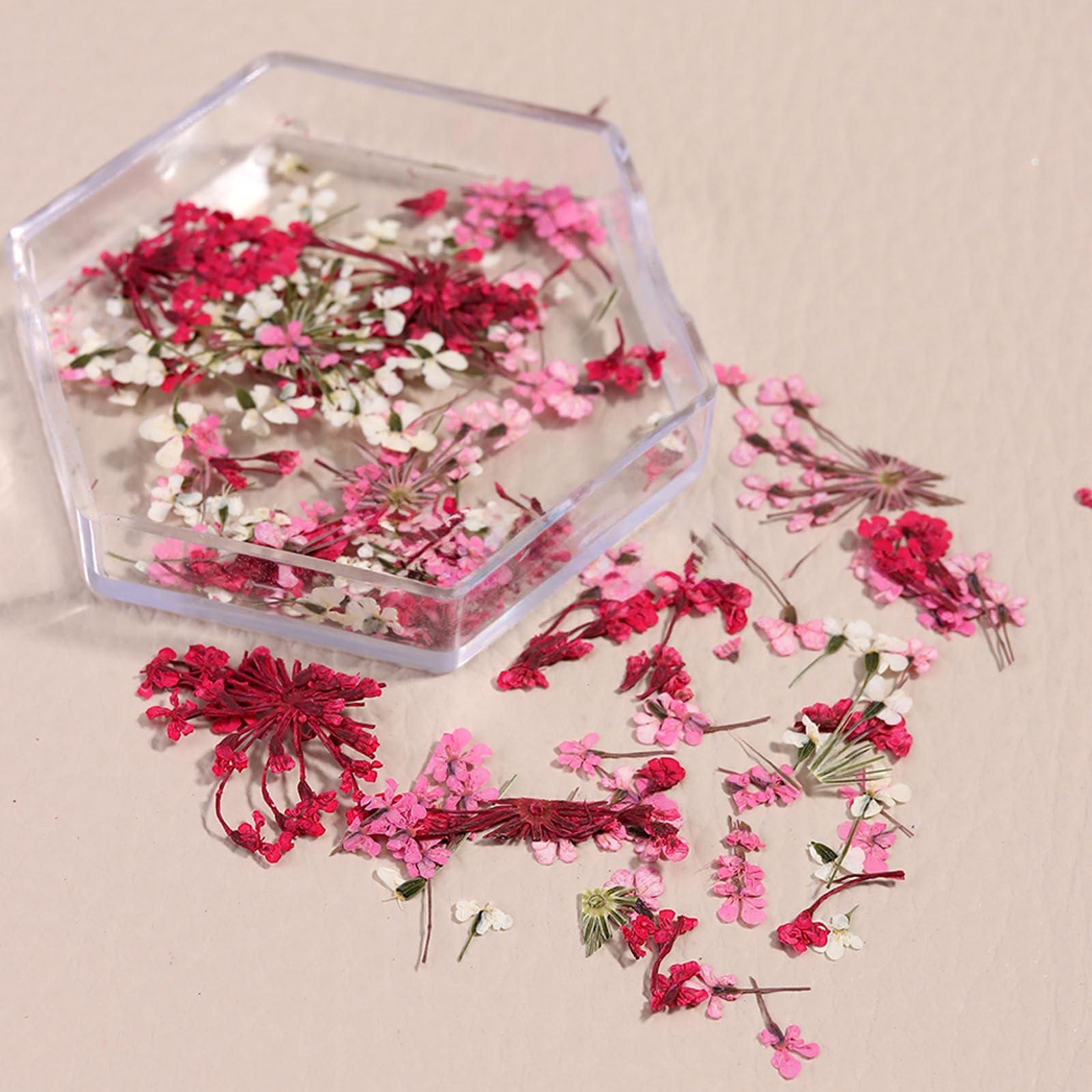 SILPECWEE: pinzas para colocar flores secas en uñas con precisión.