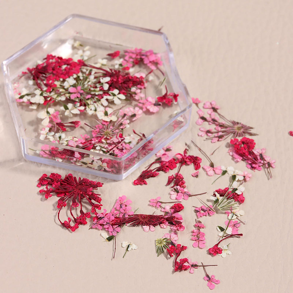 SILPECWEE: pinzas para colocar flores secas en uñas con precisión.