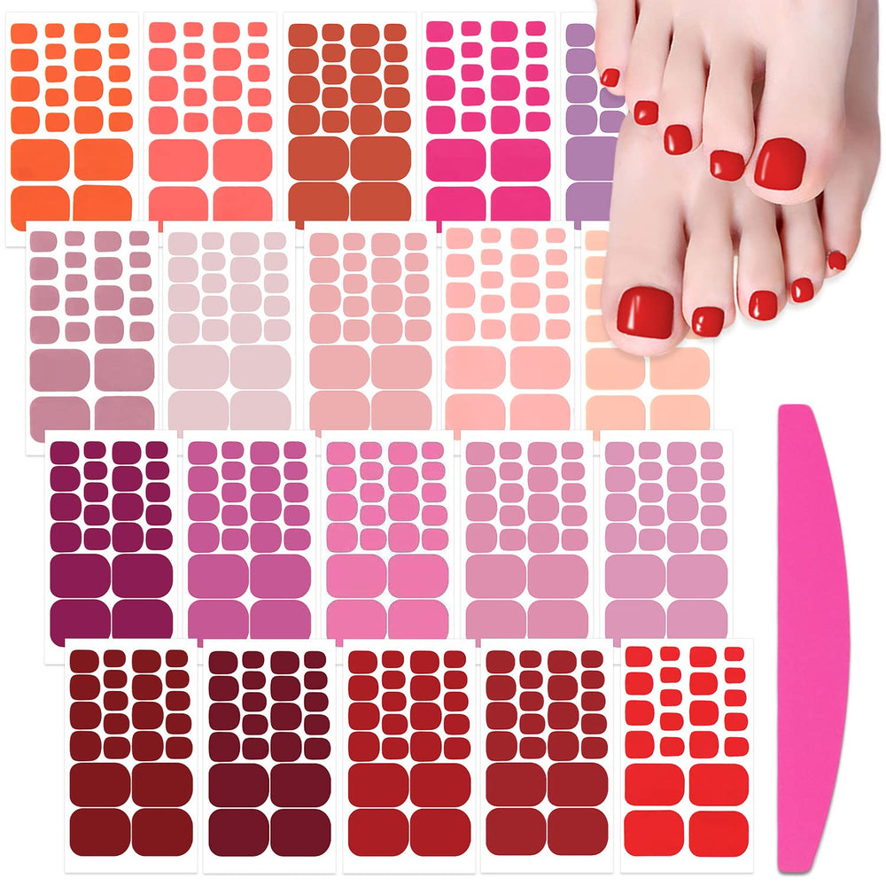 SILPECWEE pegatinas de uñas rojas sólidas para un acabado limpio y duradero.