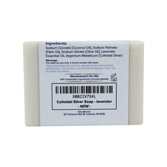 Silver Miracles barra jabon lavanda natural, fragancia sutil para uso diario.