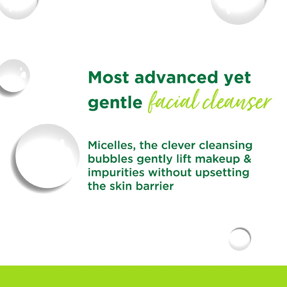 Simple agua micelar, minerales para limpieza suave de piel sensible.