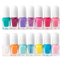 Esmalte a base de agua SIMPLE PLEASURES para uñas suaves de niñas.
