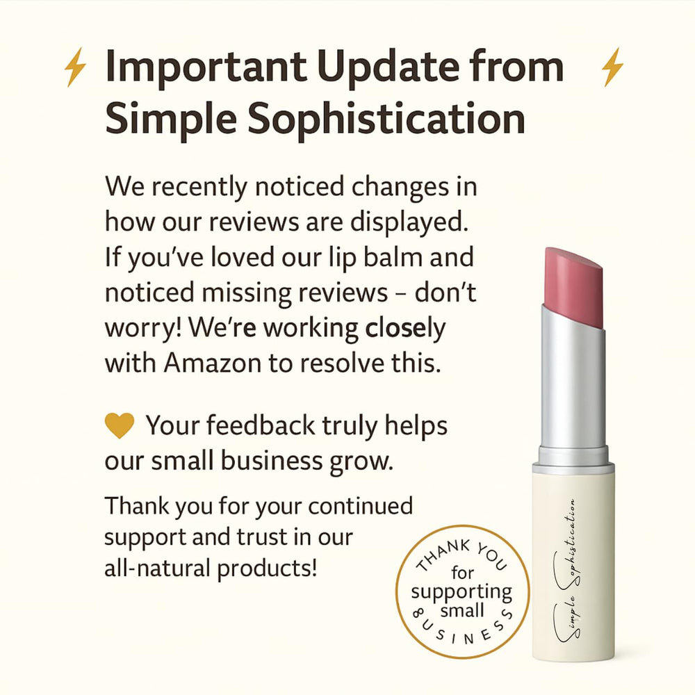 Bálsamo en barra Simple Sophistication Tallow, aplicación suave para labios sedosos.